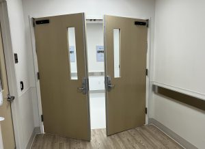 hospital-hallway-swing-doors