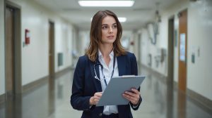 emale-surveyor-consultant-walking-hospital-hallway