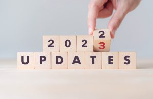Child building blocks spelling out 2023 Updates