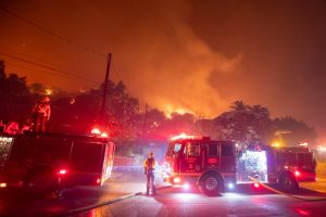 Firefighters,Battle,The,Eaton,Fire,As,Its,Burns,In,Sierra