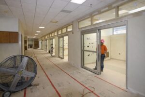 construction in a hospital