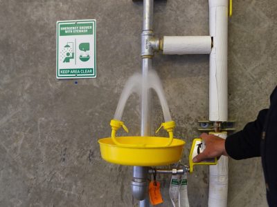 maintaining eyewash station compliance