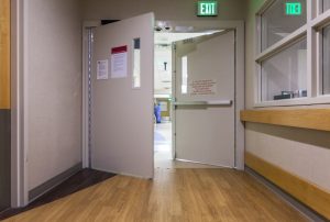 hospital swing door corridor door