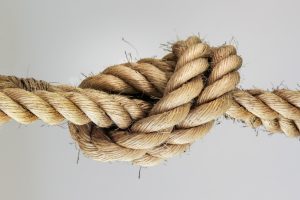 rope tied in a knot